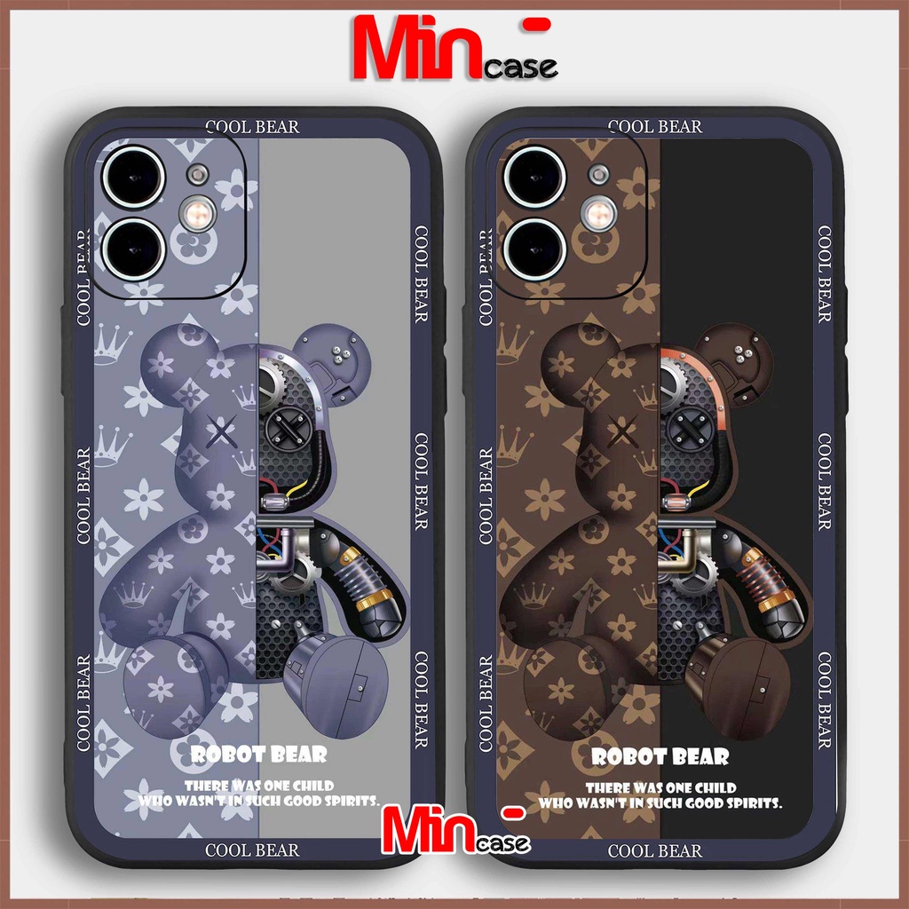 Ốp lưng iPhone Beabrick cạnh viền vuông silicon mềm dẻo bảo vệ camera cho iphone 6/6s/7/8/X/XS/11/12/13 Pro Plus Max