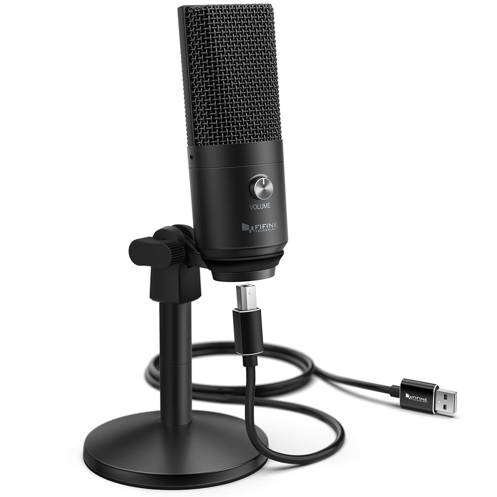 FIFINE K670B - HÀNG CHÍNH HÃNG - Mic thu âm để bàn cổng USB dành cho Máy tính