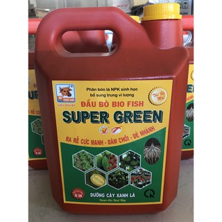 SUPER GREEN - PHÂN BÓN DẠNG NƯỚC - Thùng 5 lít