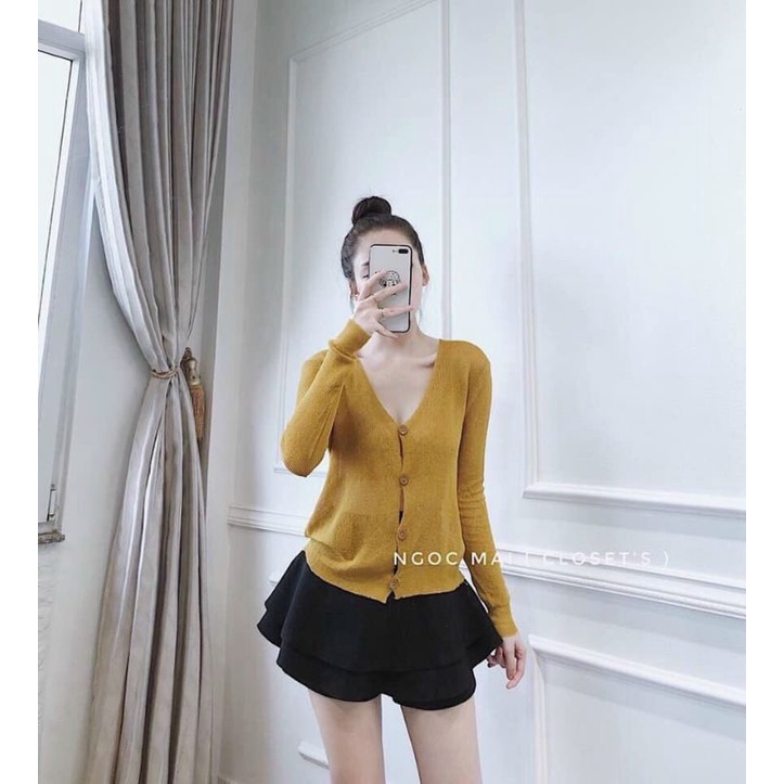 Áo cardigan len mỏng hàng Quảng Châu | WebRaoVat - webraovat.net.vn