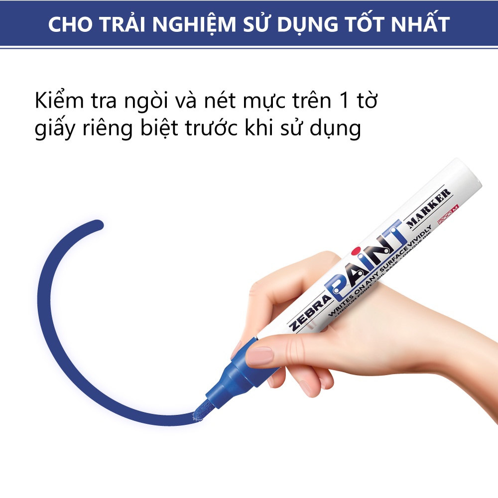 Viết sơn Zebra Paint Marker MOP-200MZ - Nhật Bản [Chính hãng]