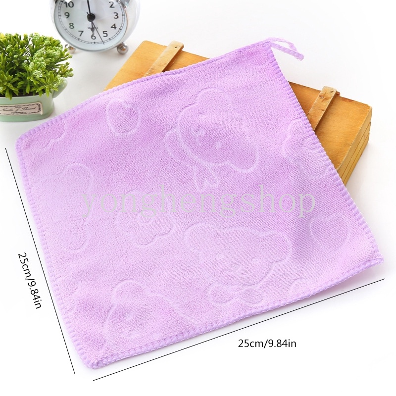 Khăn Lau Mặt Mini Hình Vuông Bằng Sợi Microfiber Mềm Mại Thân Thiện Với Làn Da Thấm Hút Nước Đa Năng