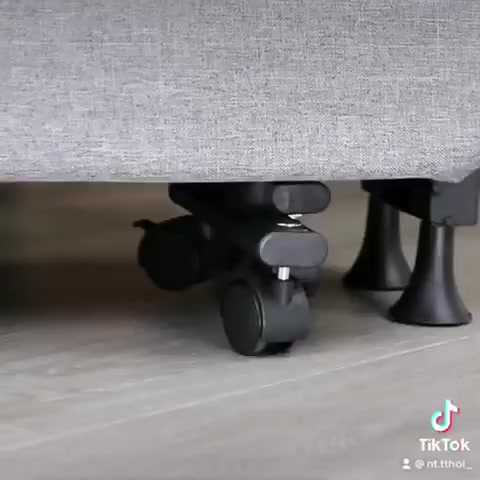 Giường Gấp Ngủ Trưa Văn Phòng Có Bánh Xe Di Chuyển, Giường Gấp Gọn Sofa Di Động Khung Thép Chắc Chắn Chịu Tải 200kg | BigBuy360 - bigbuy360.vn