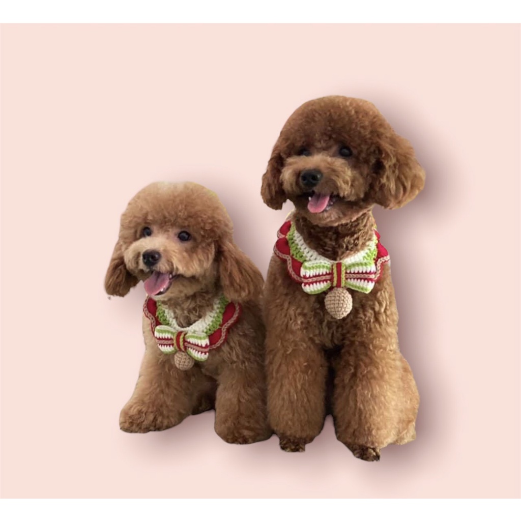 Vòng cổ len handmade cho CHÓ/MÈO