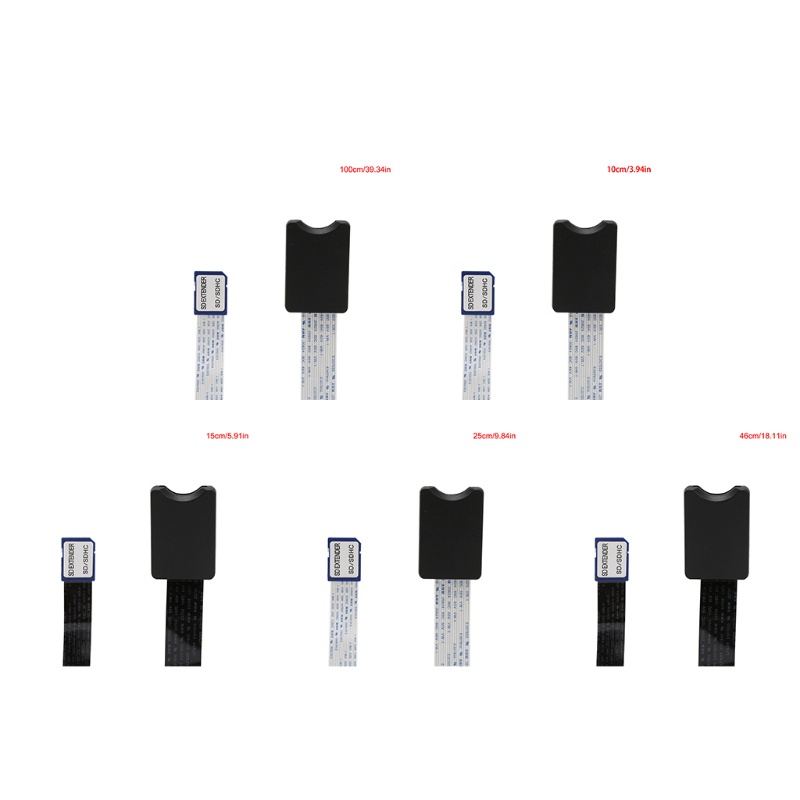 Dây Cáp Nối Dài Chuyển Đổi Thẻ SDHC SDXC Sang Cổng Thẻ SD Linh Hoạt Cho TV / Điện Thoại / GPS Trên Xe Hơi