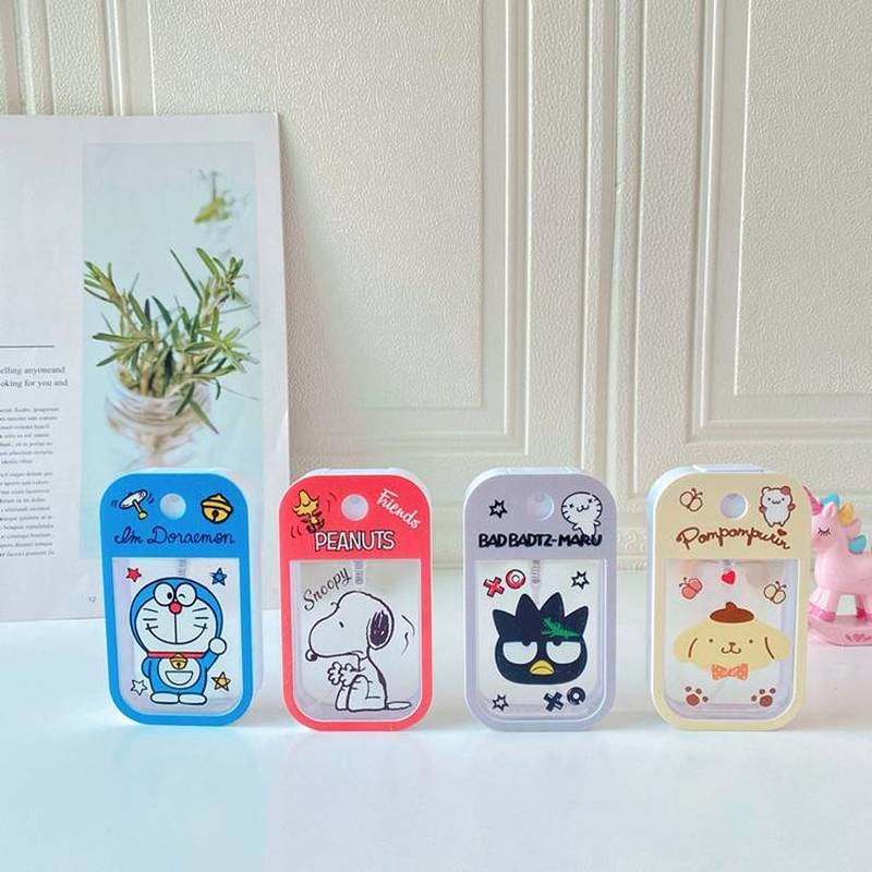 [Hàng mới về] Chai xịt tinh dầu nước hoa nhỏ 45ml hình hoạt hình nạp lại được dùng khi du lịch