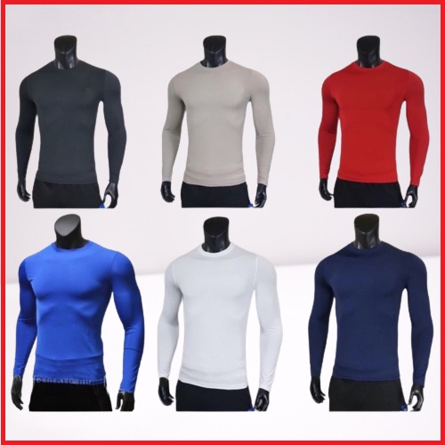 Áo thun nam dài tay full size 35 - 99kg 6 màu thể thao năng động vải  mềm mại siêu co giãn