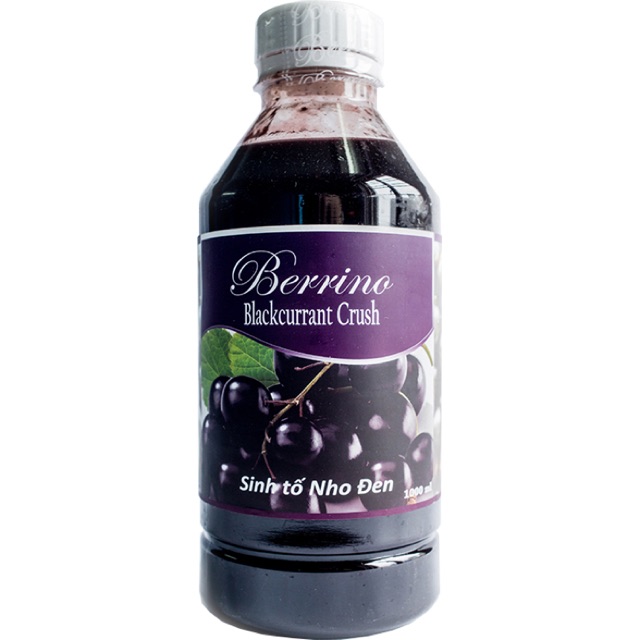Sinh tố nho đen berino chai 1000ml