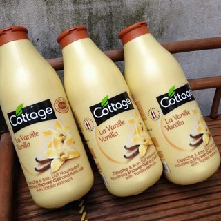 Sữa Tắm Cottage Pháp Chính Hãng Hương Vanilla 750ml