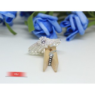Nhẫn nữ ghép từ 5 nhẫn đơn