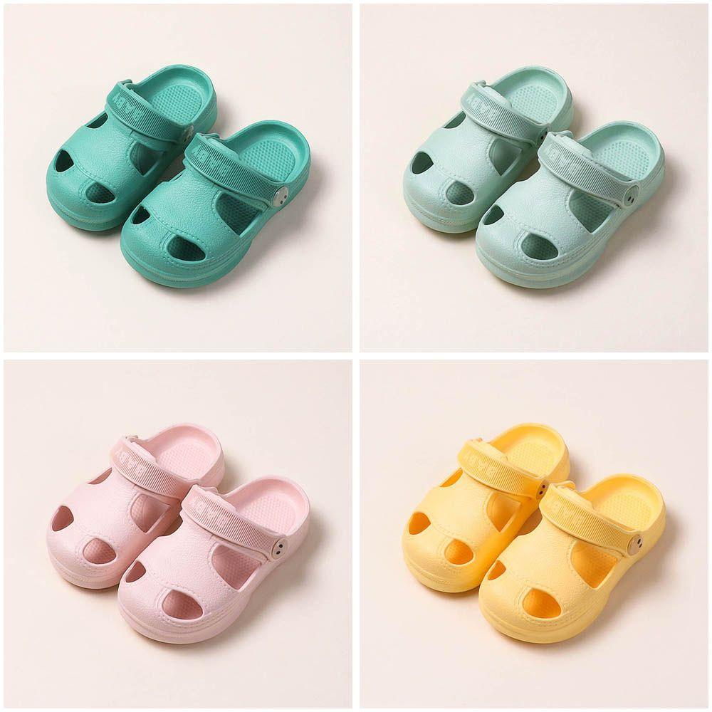 Giày Đục Lỗ Chống Trượt Thời Trang Mùa Hè Dành Cho Bé Trai 1-5 Tuổi