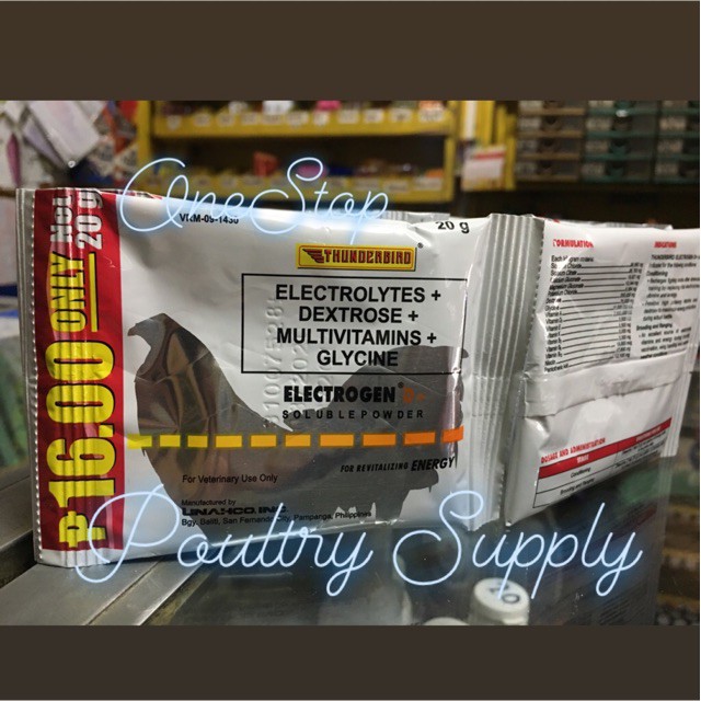 Electrogen D+  cung cấp vitamin, điện giải dành cho gà đá - Thuốc Chiến Kê.