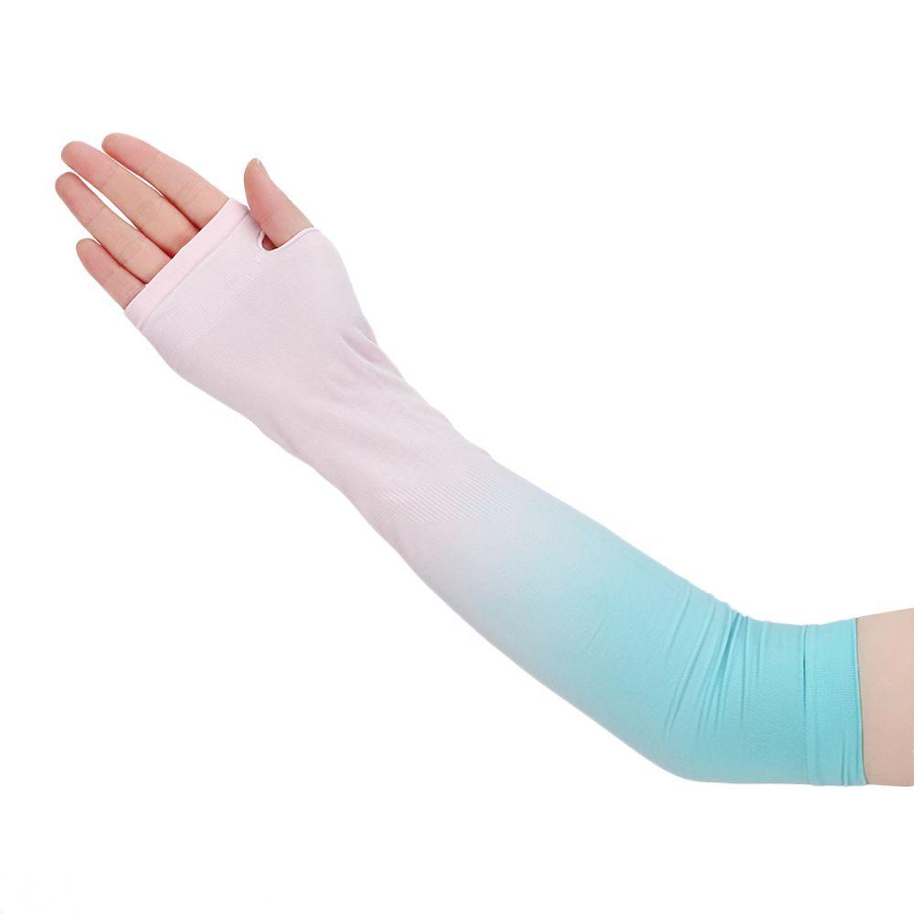 Bộ 2 Găng Cánh Tay Bằng Lụa Mát Cho Nam Nữ Chạy Bộ/Câu Cá/Chạy Bộ Ngoài Trời