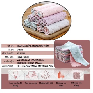 Khăn (Giẻ) lau đa năng siêu thâm nước