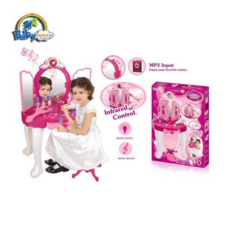 Bộ Bàn, Ghế Trang Điểm Loại Đại Cho Bé ( ảnh thật shop chụp )