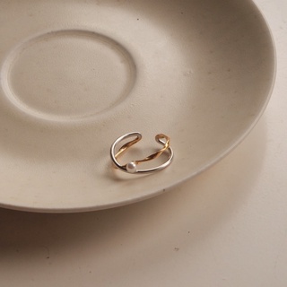 Nhẫn bạc 925 mạ vàng 18k - 007