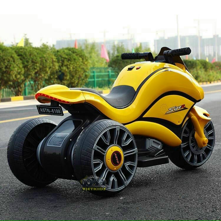 Xe Máy Điện Trẻ Em SH6188 Mẫu Mới Siêu Chất 2 Động Cơ Bao Khỏe New 2022