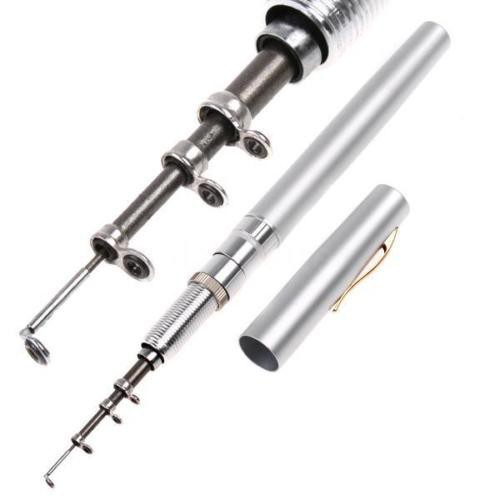 Bộ cần câu bút 1 mét  mét màu xanh,đỏ vàng ,trắng bạc,đen docaucathuanlon sản phẩm y hình 5
