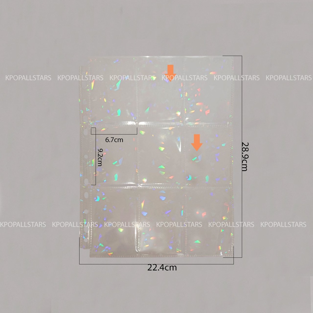 Trang Sheet Meet Hologram 9 ô đựng card chính hãng