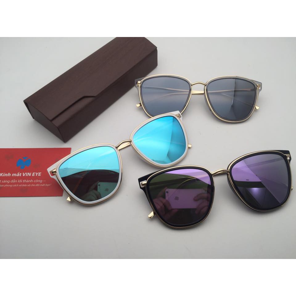 Kính râm cận GM8068 tráng gương