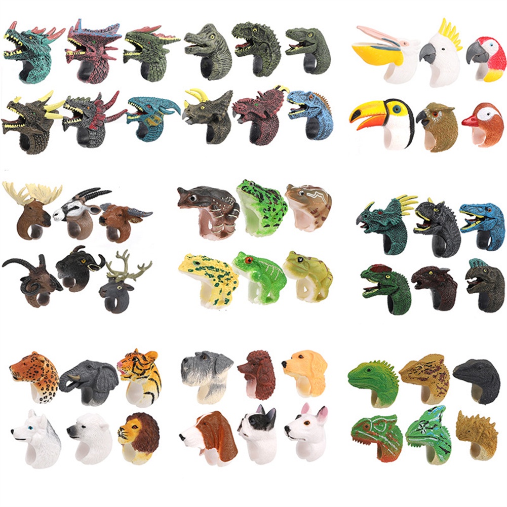 Bộ 6 Nhẫn Khủng Long Đồ Chơi Cho Bé