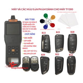 Máy TY300 đọc mã, copy, tạo chương trình chìa khóa điều khiển ô tô,cửa cuốn,thẻ từ..đã được mã hóa sang tiếng việt.