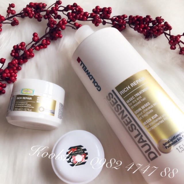 Mặt nạ hấp tóc siêu chữa trị Goldwell rich repair