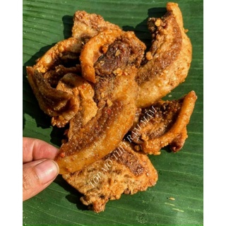 Tóp thịt cháy tỏi 250gr - Bánh tóp mỡ 200gr