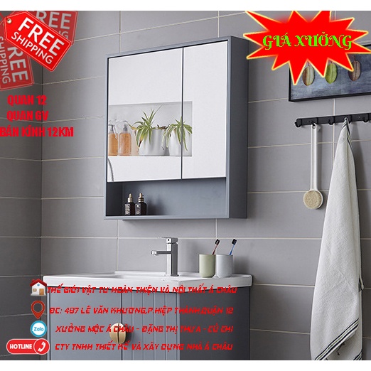Tủ gương nhựa PVC cao cấp tuổi thọ trên 30 năm