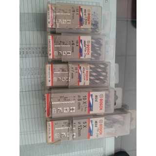 Mũi Khoan Inox Bosch HSS-G 5-6-7-8-12mm