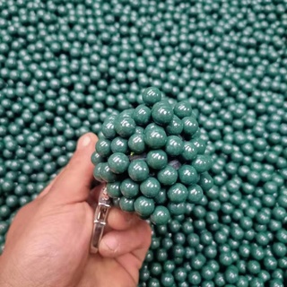 Bi đất sét bắn ná cao su màu xanh ngọc ngẫu nhiên 7-8-9mm