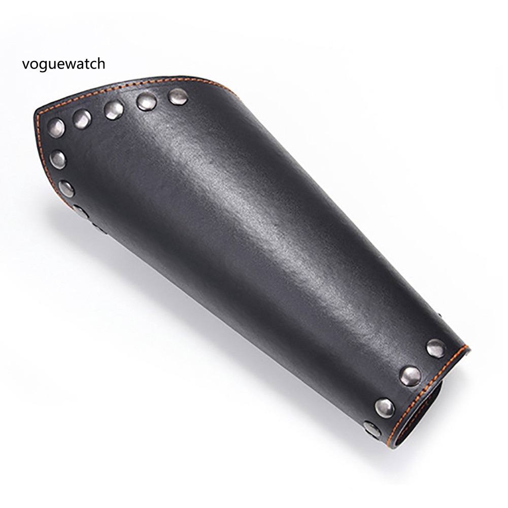 VGWT-Faux Leather Arm Guard Medieval Knight Bracer Halloween Costume Party Props