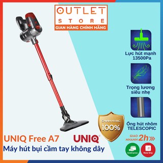 Máy hút bụi cầm tay không dây UNIQ Free A7 đa năng gia đình mini pin sạc