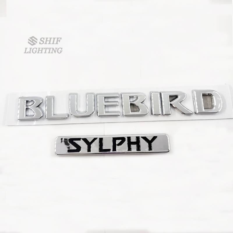 1 Miếng Dán Chữ Bluebird Sylphy Trang Trí Xe Hơi Nissan