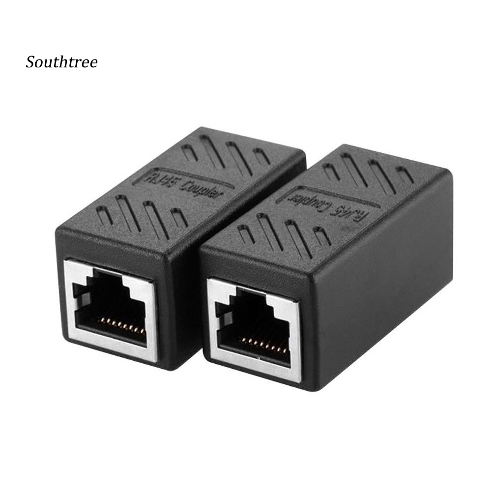 2 Đầu Nối Dây Cáp Mạng Rj45 Cat5/Cat6 Lan Ethernet