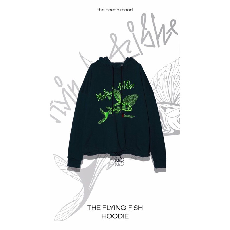 ÁO HOODIE FLYING FISH KIẾM KIEM.SAIGON OVERSIZED FORM RỘNG UNISEX | BigBuy360 - bigbuy360.vn