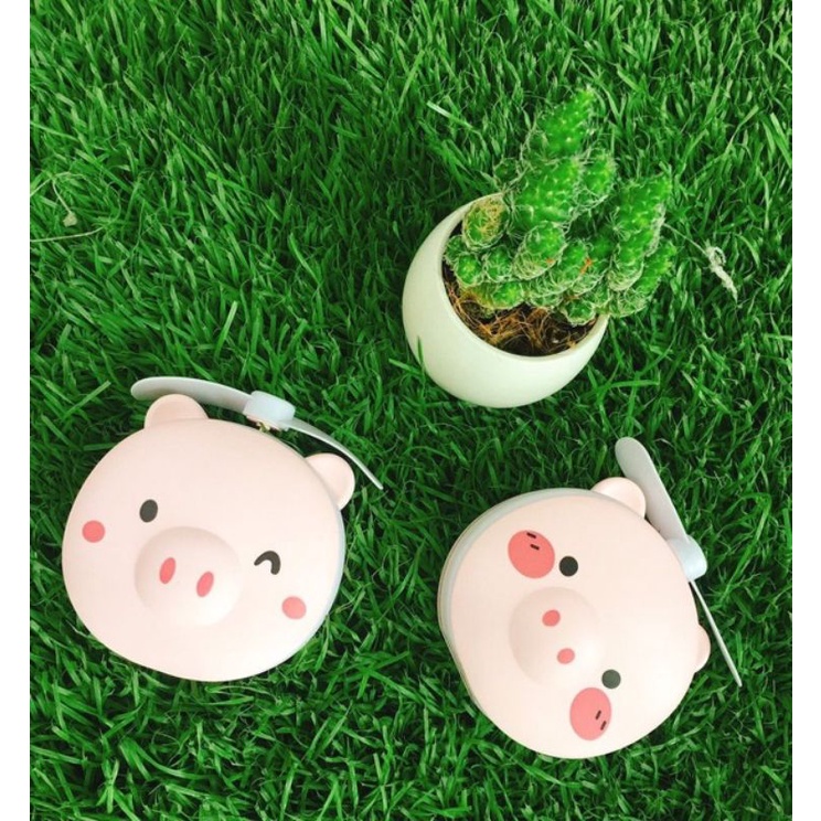 Quạt Heo Có Gương Và Đèn