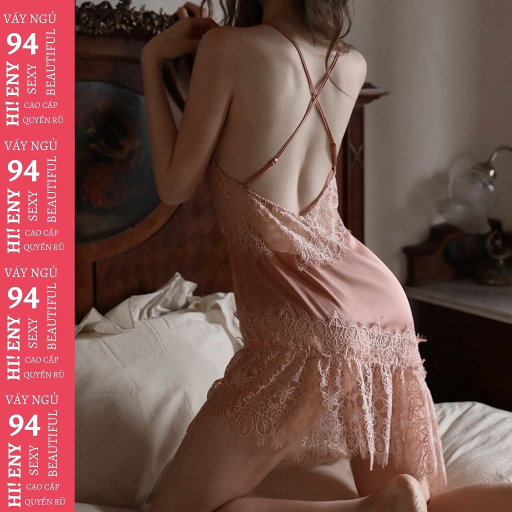 Váy ngủ 2 dây sexy đuôi cá Đầm ngủ gợi cảm M13