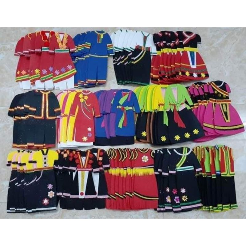 Trang phục dân tộc cho trẻ mầm non