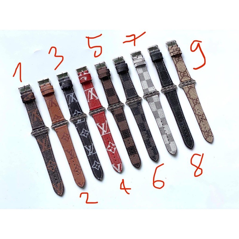 Dây da Apple Watch LV siêu đẹp