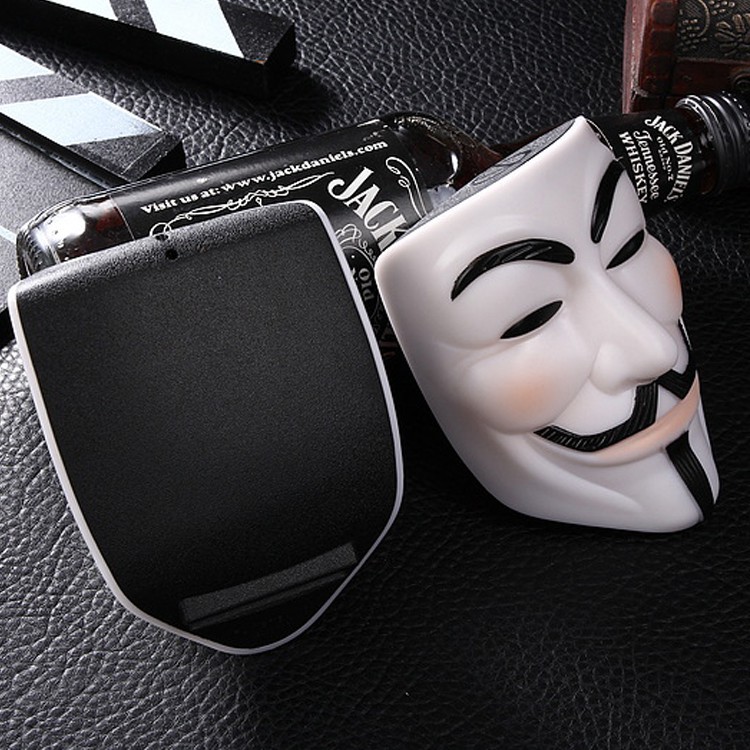 Mask 12000mAh Fast Charging USB Mobile Power Bank Case Kit Android IOS