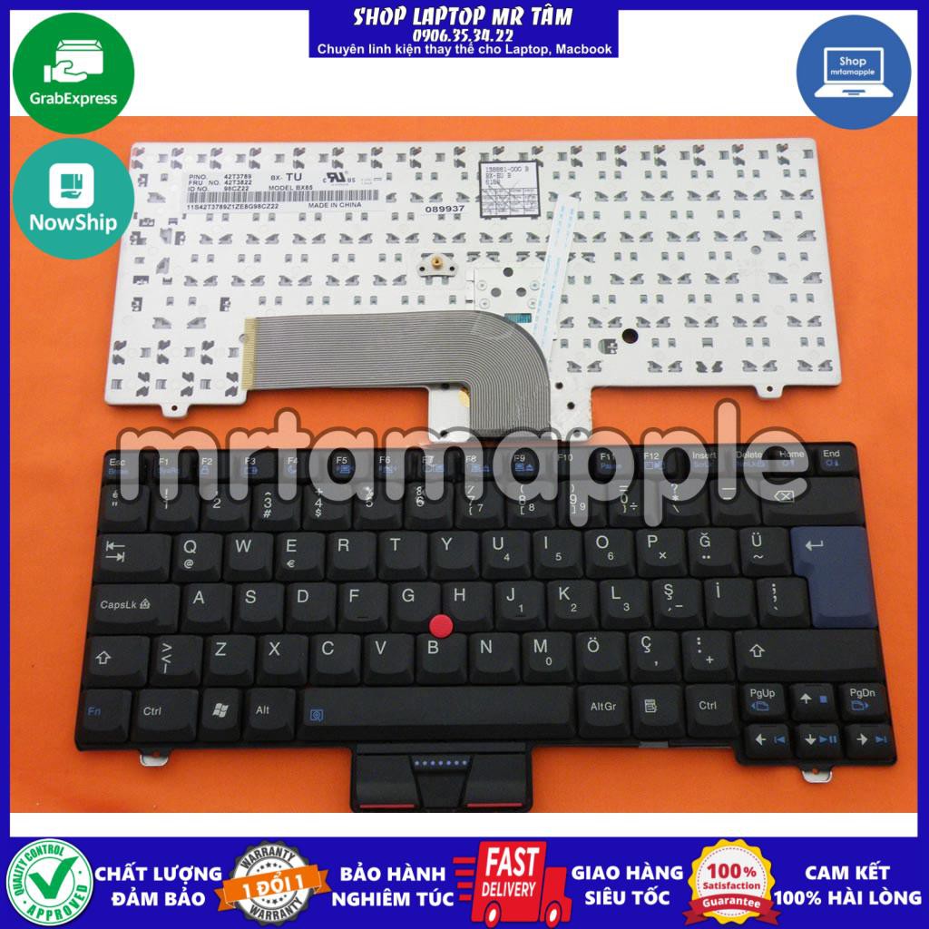 (KEYBOARD) BÀN PHÍM LAPTOP LENOVO SL400 (RENEW) dùng cho Thinkpad SL300 SL400 SL400C SL500 SL500C