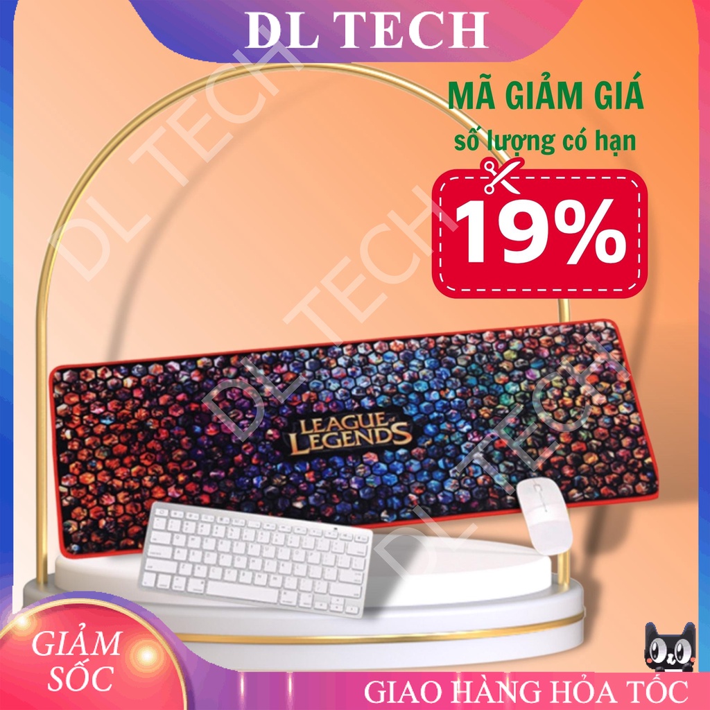 Lót Chuột + Bàn phím hình siêu dễ thương Size Lớn 30 x 80 cm giá siêu rẻ (Mẫu 4) DL TECH