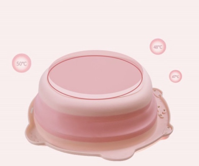 CHẬU THAU HÌNH CHÚ GẤU GẤP GỌN CHO BÉ