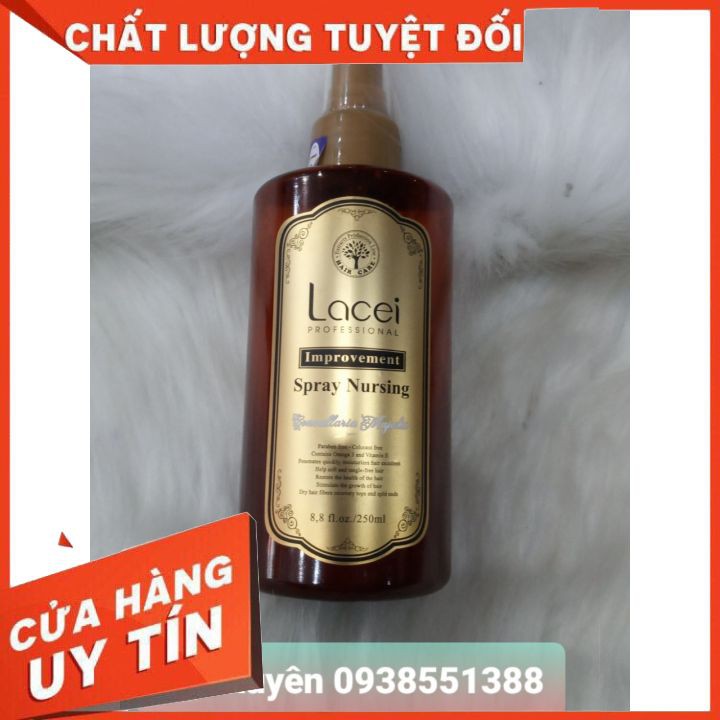 FREESHIPSữa Xịt Nước Dưỡng Tóc Phục Hồi Lacei nâu đà Improvement 250ml cải thiện tóc khô xơ,hư tổn,giúp tóc suôn mượt.