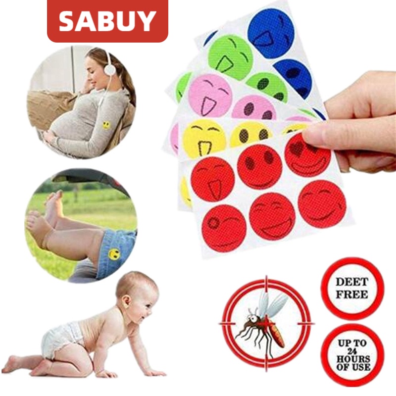 Bộ 6 Miếng Dán Thành Phần Thực Vật Tự Nhiên Chống Muỗi Cho Bé