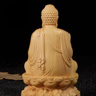 Tượng Phật A Di Đà - Gỗ Hoàng Dương (HD-029)