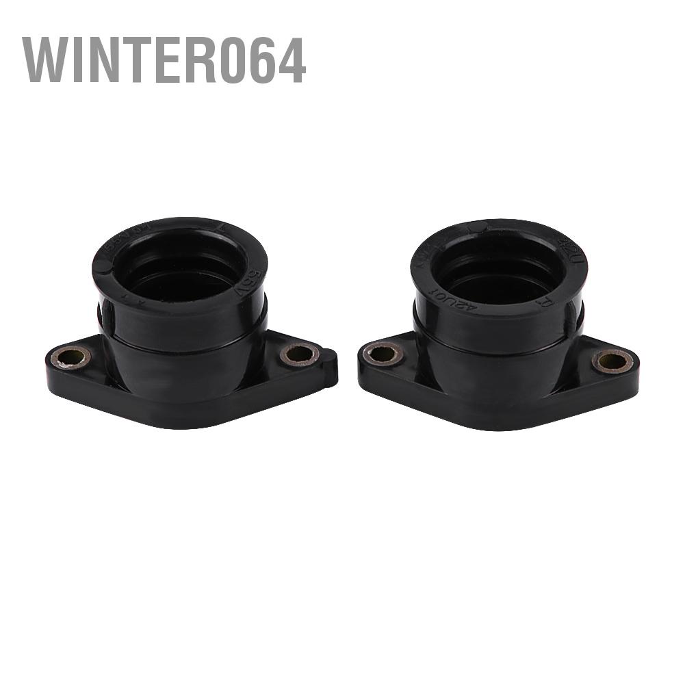 Bộ chế hòa khí 2Psc Carb Intake Manifold Boot cho Yamaha TT350 86-87 XT350 85-00 42U-13596-01-00 Winter064