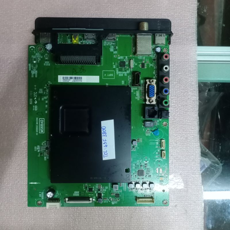 bo mạch tivi TCL 43F3800,bo xử lý,main chính,chủ