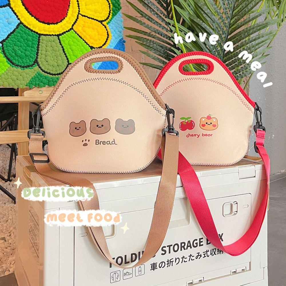 Túi Đeo Vai Đựng Thức Ăn Trưa Bằng Vải Cotton Phong Cách Vintage Dành Cho Mẹ Bầu